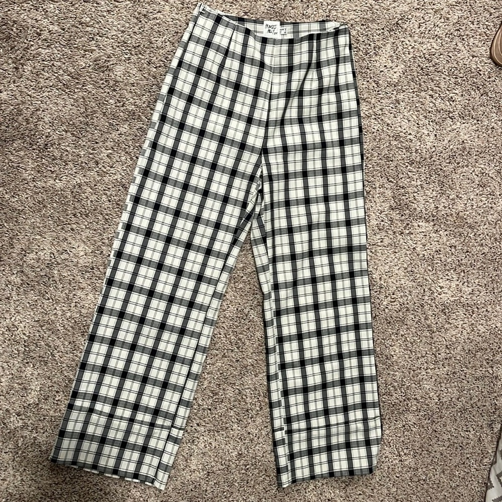 Princess Polly black and white pants